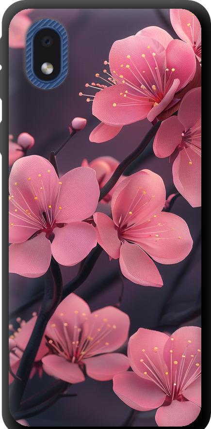 Чехол на Samsung Galaxy A01 Core A013F Пурпурная сакура (6075b-2065-42517)