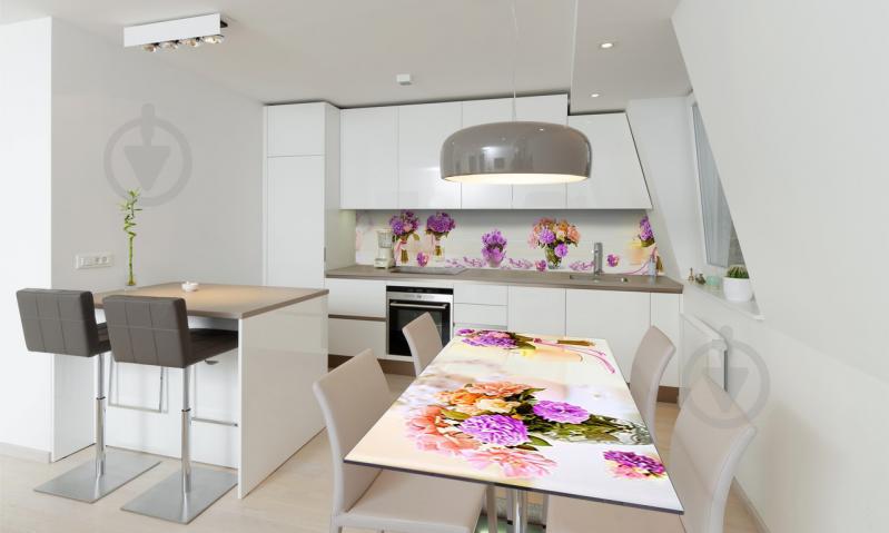 Наклейка виниловая на стол Zatarga «Цветочные Букеты» 600х1200 мм Z180669st