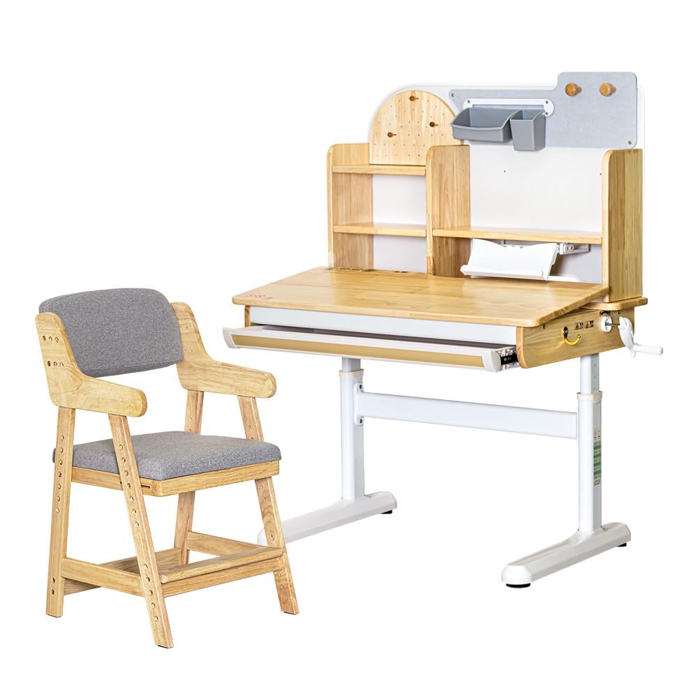 Комплект стіл Mealux Timberdesk S та крісло Mealux Carlo (BD-685 Wood S+KD-050 G) Комплект стіл Mealux Timberdesk S та крісло Mealux Carlo (BD-685 Wood S+KD-050 G)