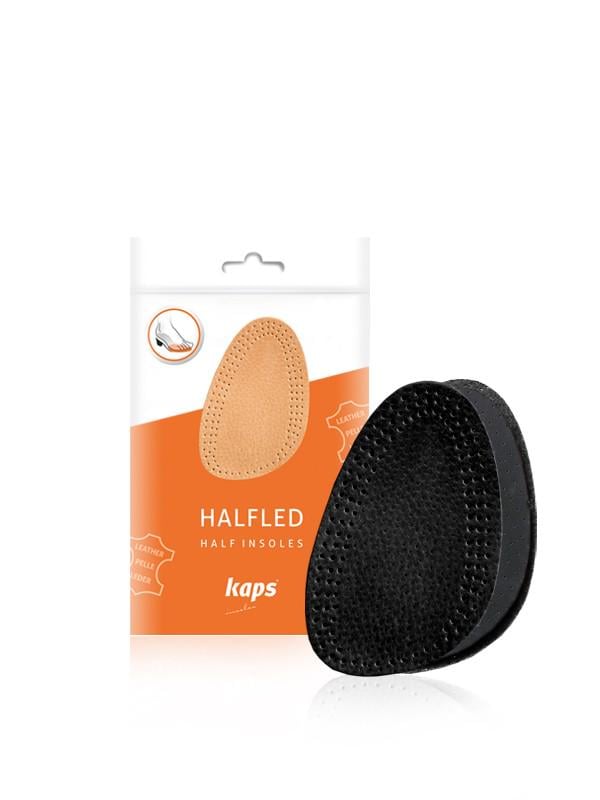 Напівустілки для модельного взуття шкіряні Kaps Halfled р. 37/38 Black