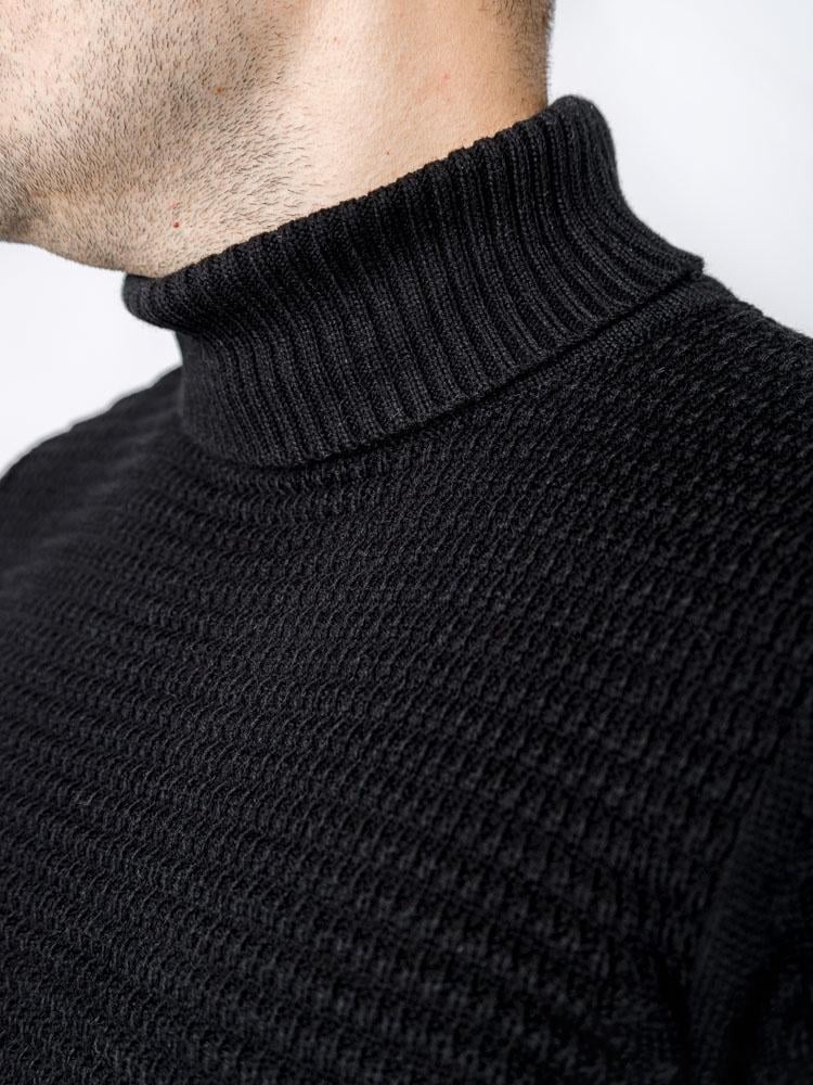 Гольф с длинным рукавом р. 46 Черный (SKT000941023) - фото 2 Гольф с длинным рукавом р. 46 Черный (SKT000941023) - фото 2