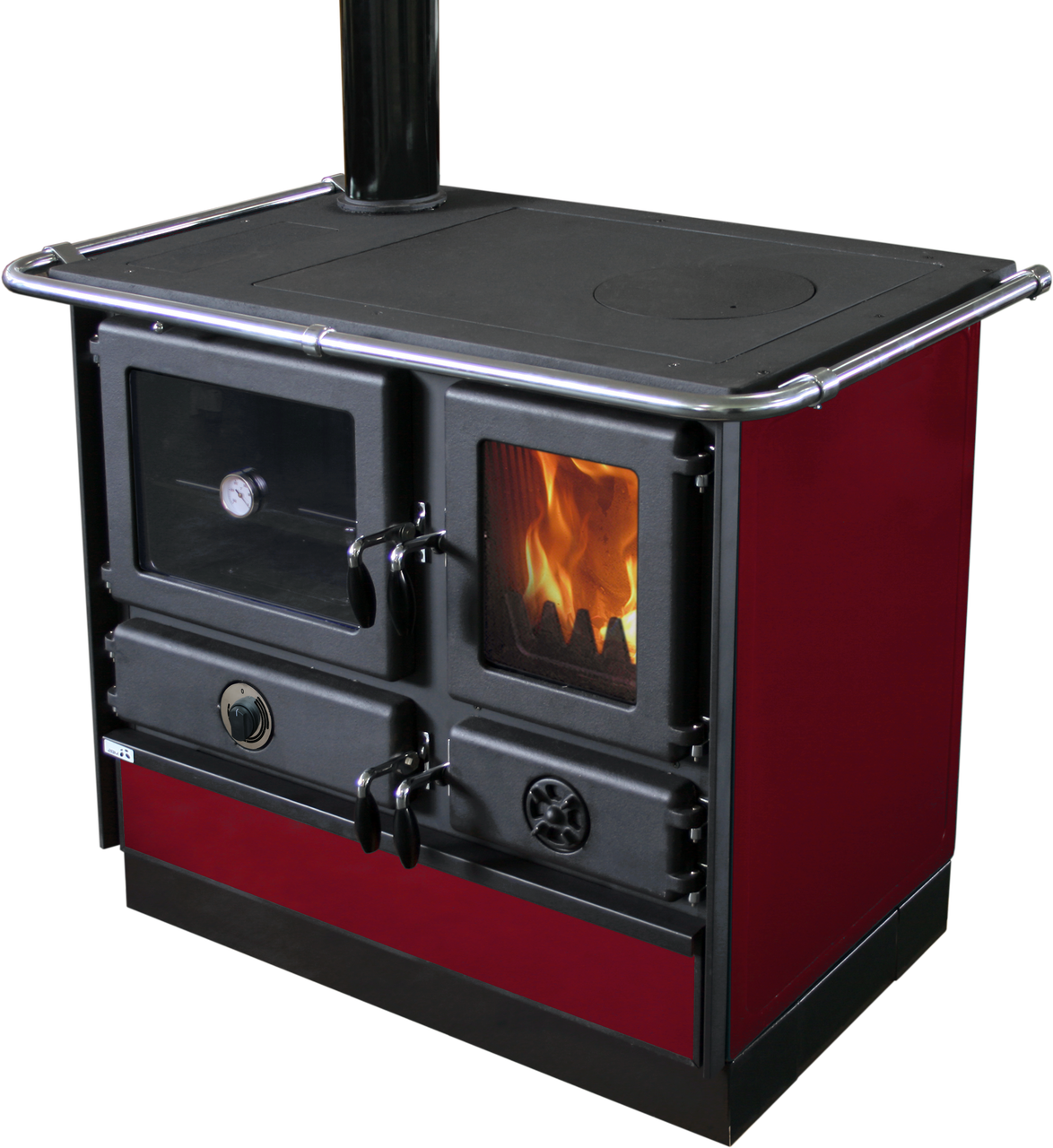 Піч кухонна із водяним контуром MBS Thermo MAGNUM L 14 кВт Бордовий (CNT00001348)