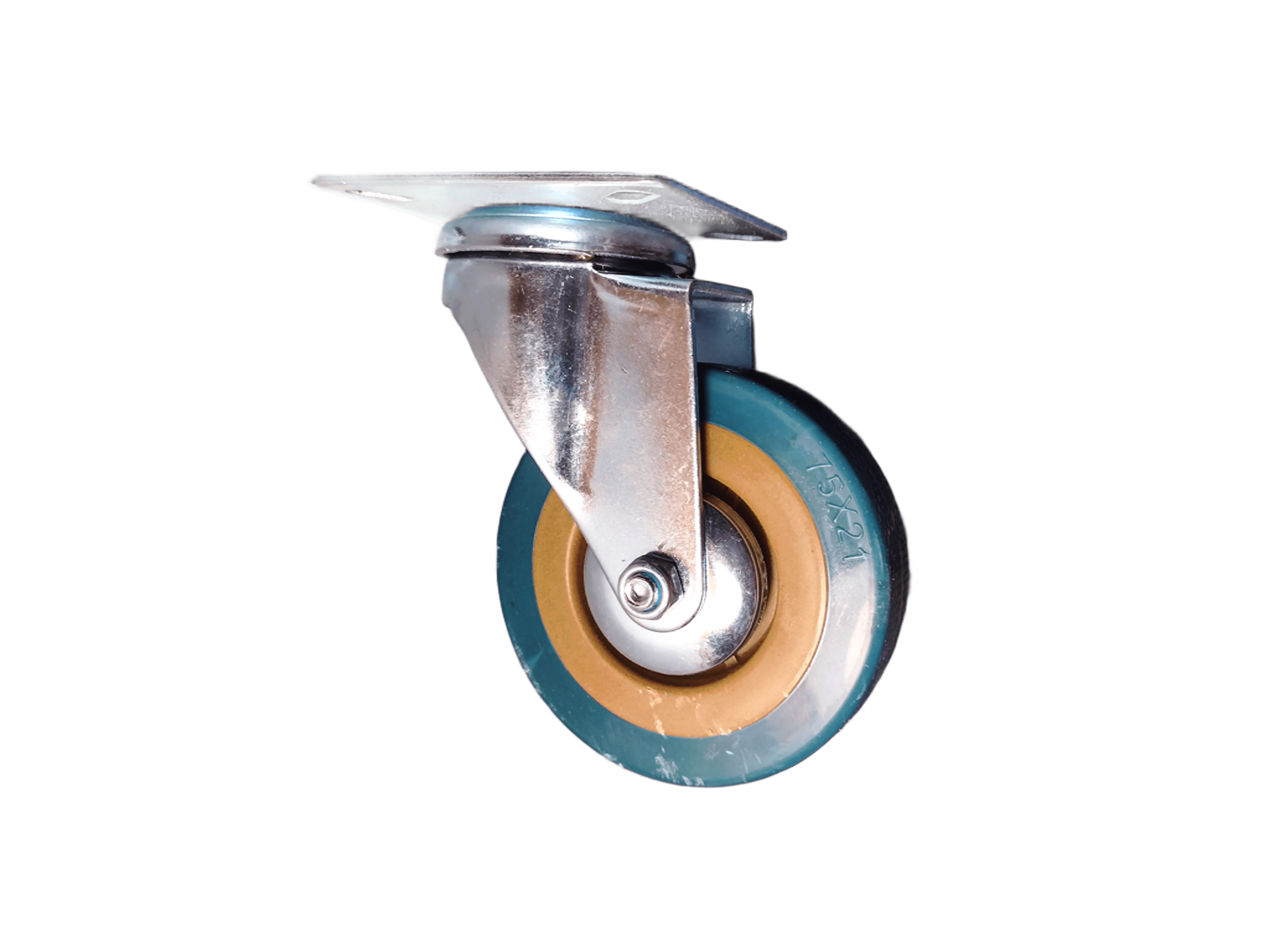 Ролик резиновый на металлической платформек D-75 мм