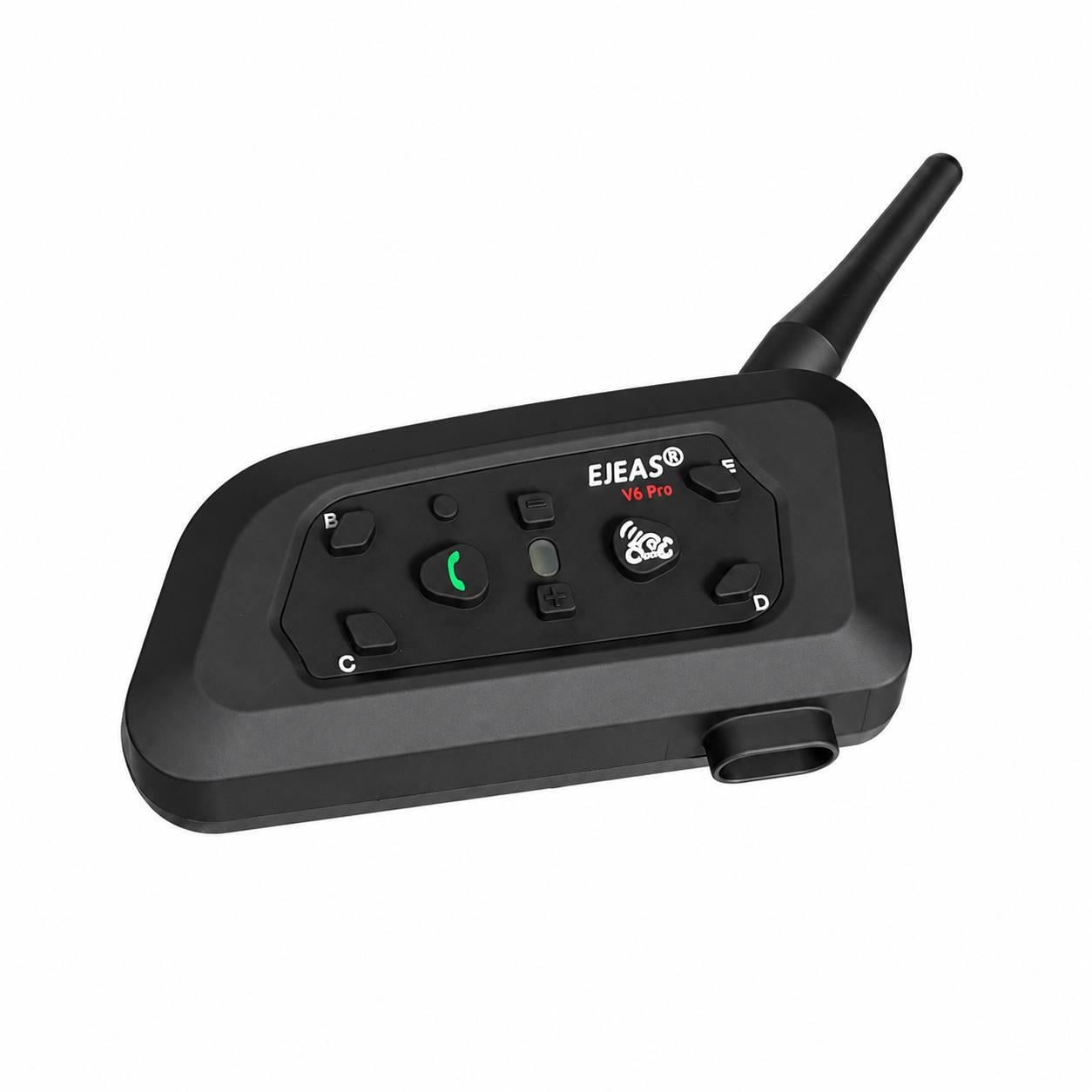 Мото гарнитура EJEAS V6 Pro+ до 6 райдеров Bluetooth интерком 800 м (16894685)
