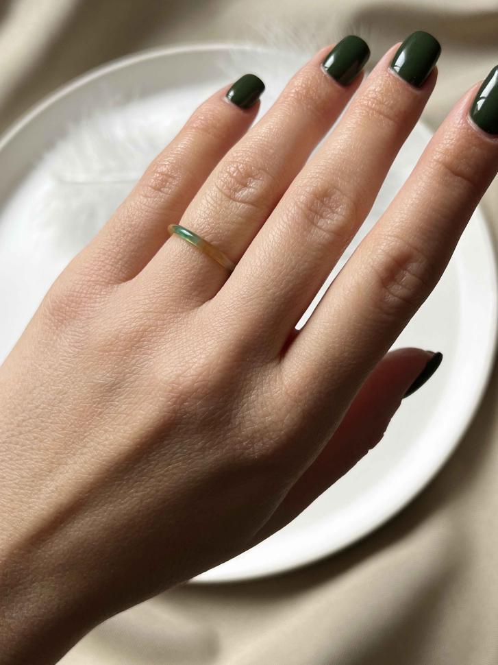 Кільце тонке з агату р. 18 мм (5223-18) - фото 3 Кільце тонке з агату р. 18 мм (5223-18) - фото 3