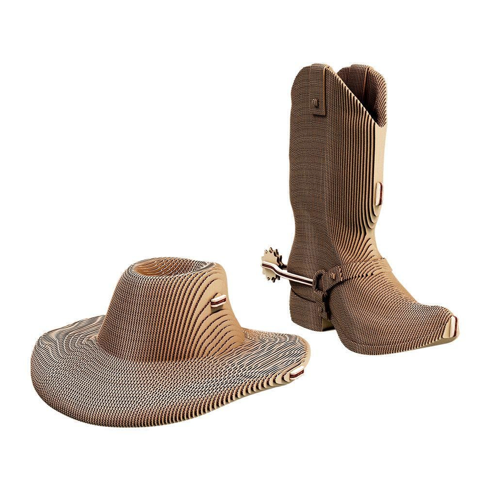 Пазл картонный 3D Cartonic Western Hat And Boot 210 деталей (2418467478)