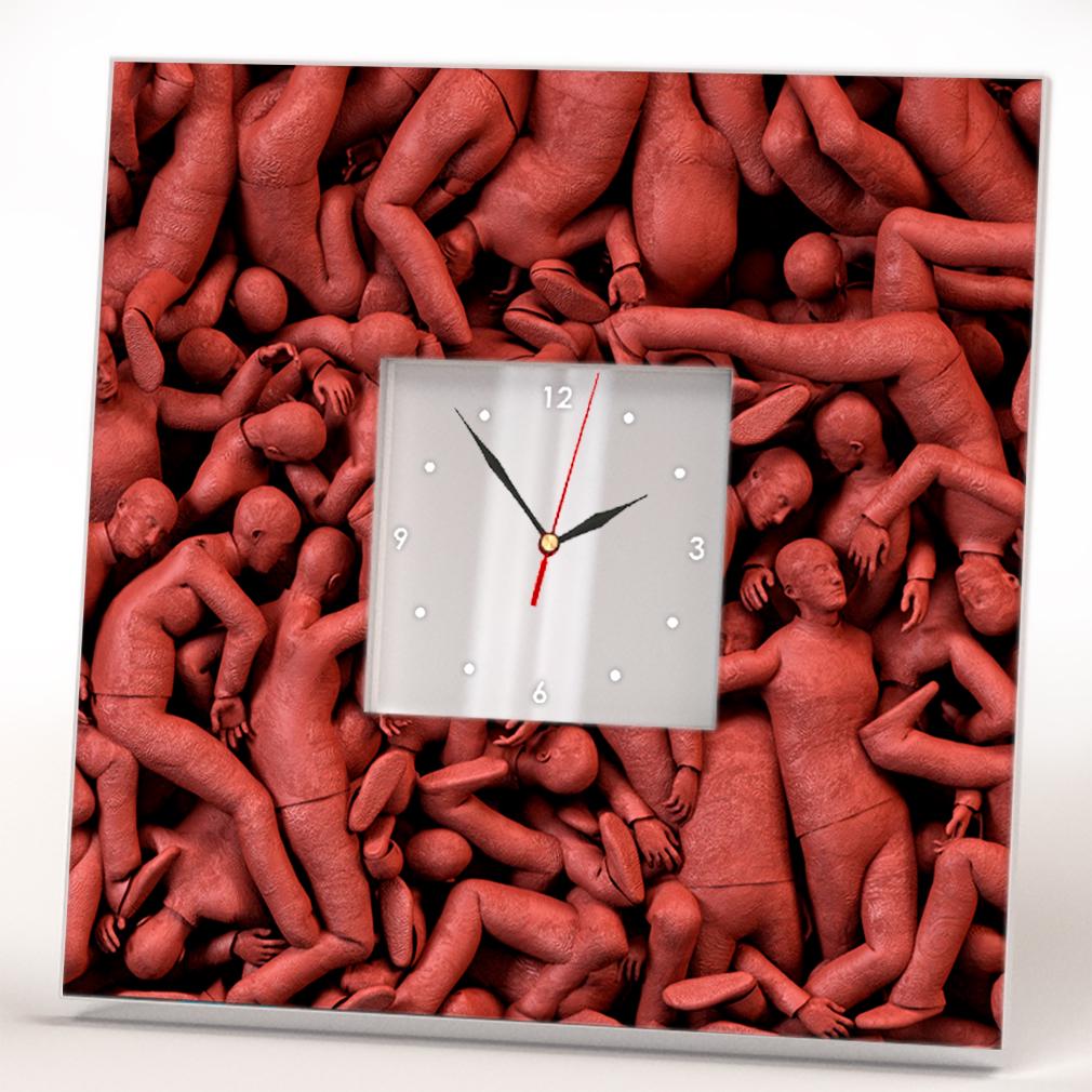 Часы настенные Фигуры Абстракция 260x260 мм (C03601)