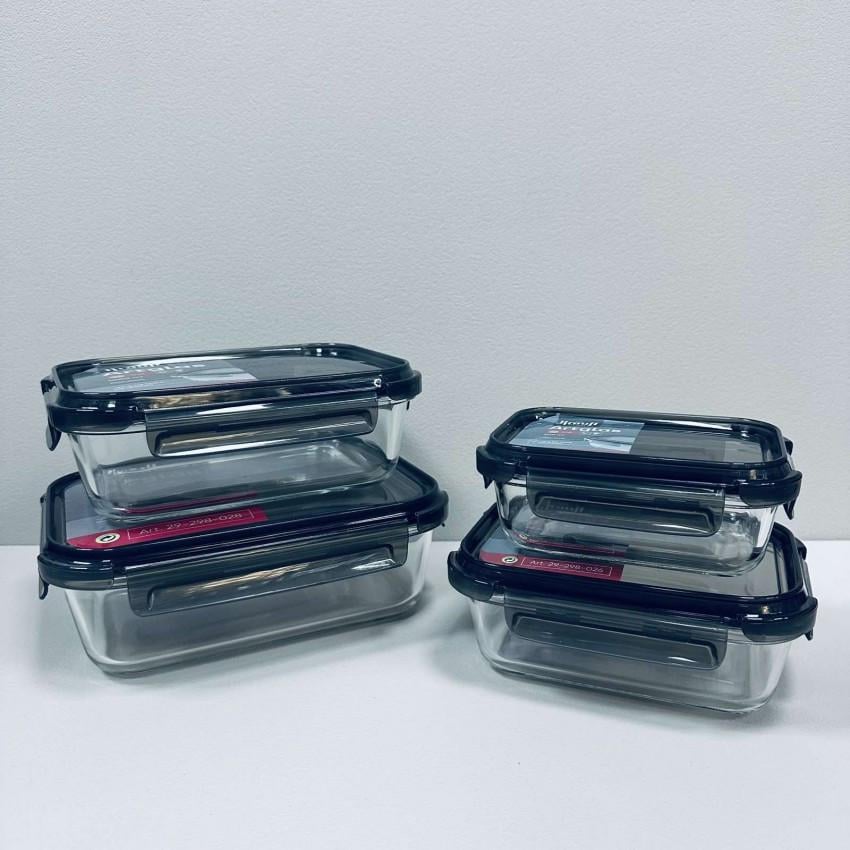 Набір контейнерів Krauff Artglas 29-298-025/29-298-026/29-298-027 400/600/1000/1500 мл (2557866087) - фото 3 Набір контейнерів Krauff Artglas 29-298-025/29-298-026/29-298-027 400/600/1000/1500 мл (2557866087) - фото 3