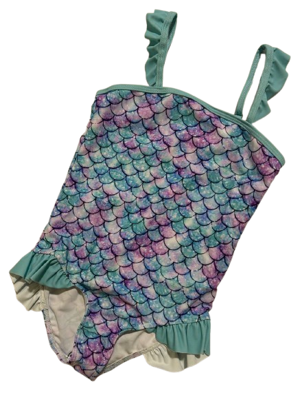 Купальник цельный для девочки Русалка 5-6 лет 120 см (1727)