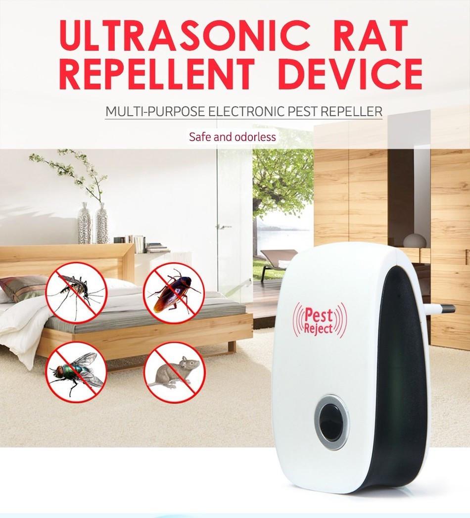 Отпугиватель крыс/мышей/тараканов/пауков/блох/мух/комаров Riddex Quad Pest Repelling Aid (34868) - фото 4