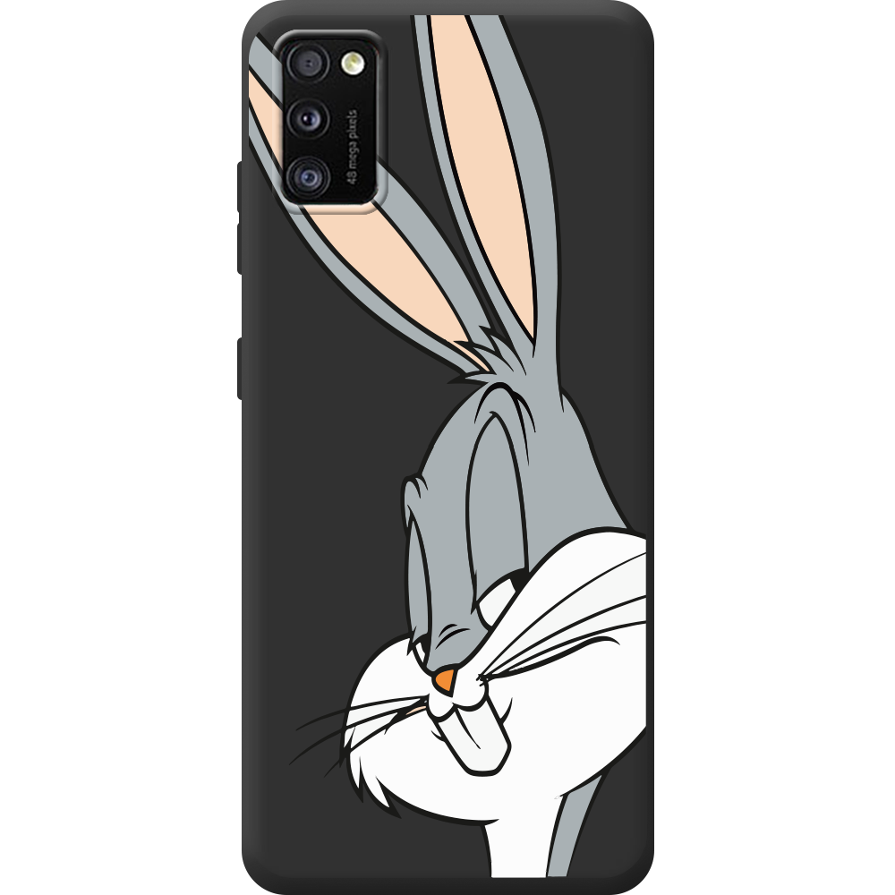 Чехол BoxFace Samsung A415 Galaxy A41 Lucky Rabbit Черный силикон (39755-bk81-42020)