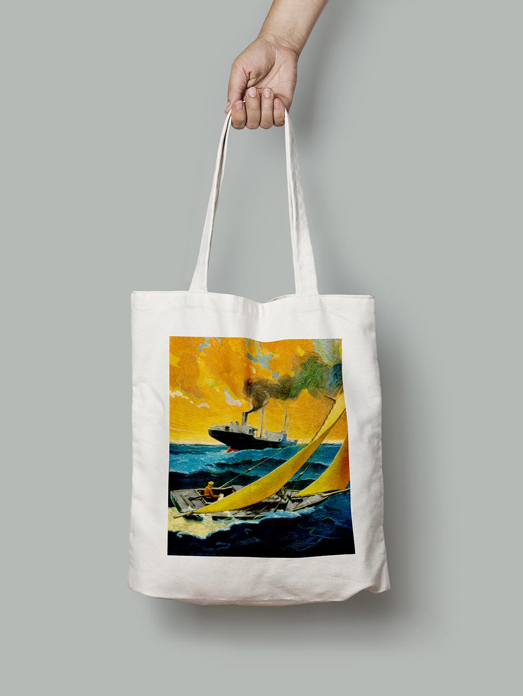 Эко-сумка шопер Суда в шторм