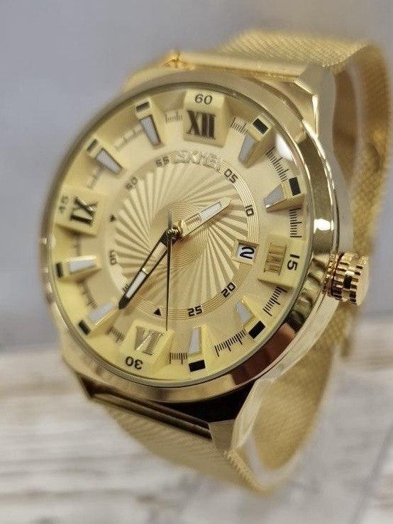 Наручний годинник чоловічий Skmei 9166-G9A Men Collection (3002672702)