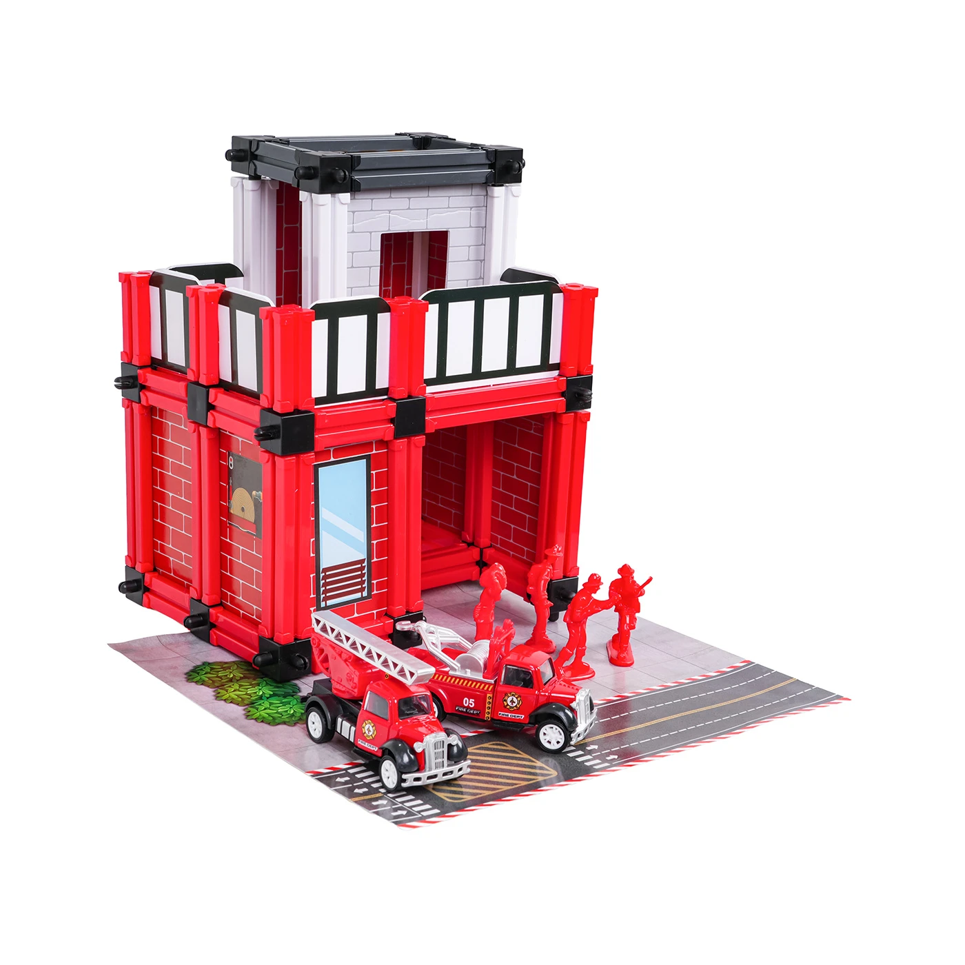 Дитячий ігровий набір Ramiz WF253-1A Пожежна станція з аксесуарами (449121) - фото 4 Дитячий ігровий набір Ramiz WF253-1A Пожежна станція з аксесуарами (449121) - фото 4