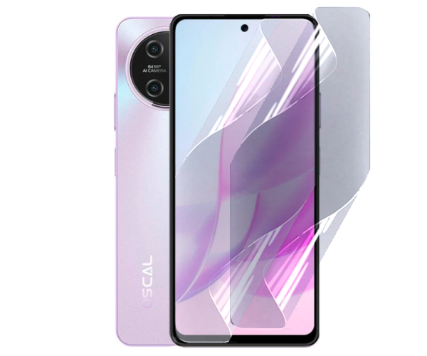 Противоударная гидрогелевая пленка Hydrogel Film для Blackview Oscal Tiger 12, Transparent