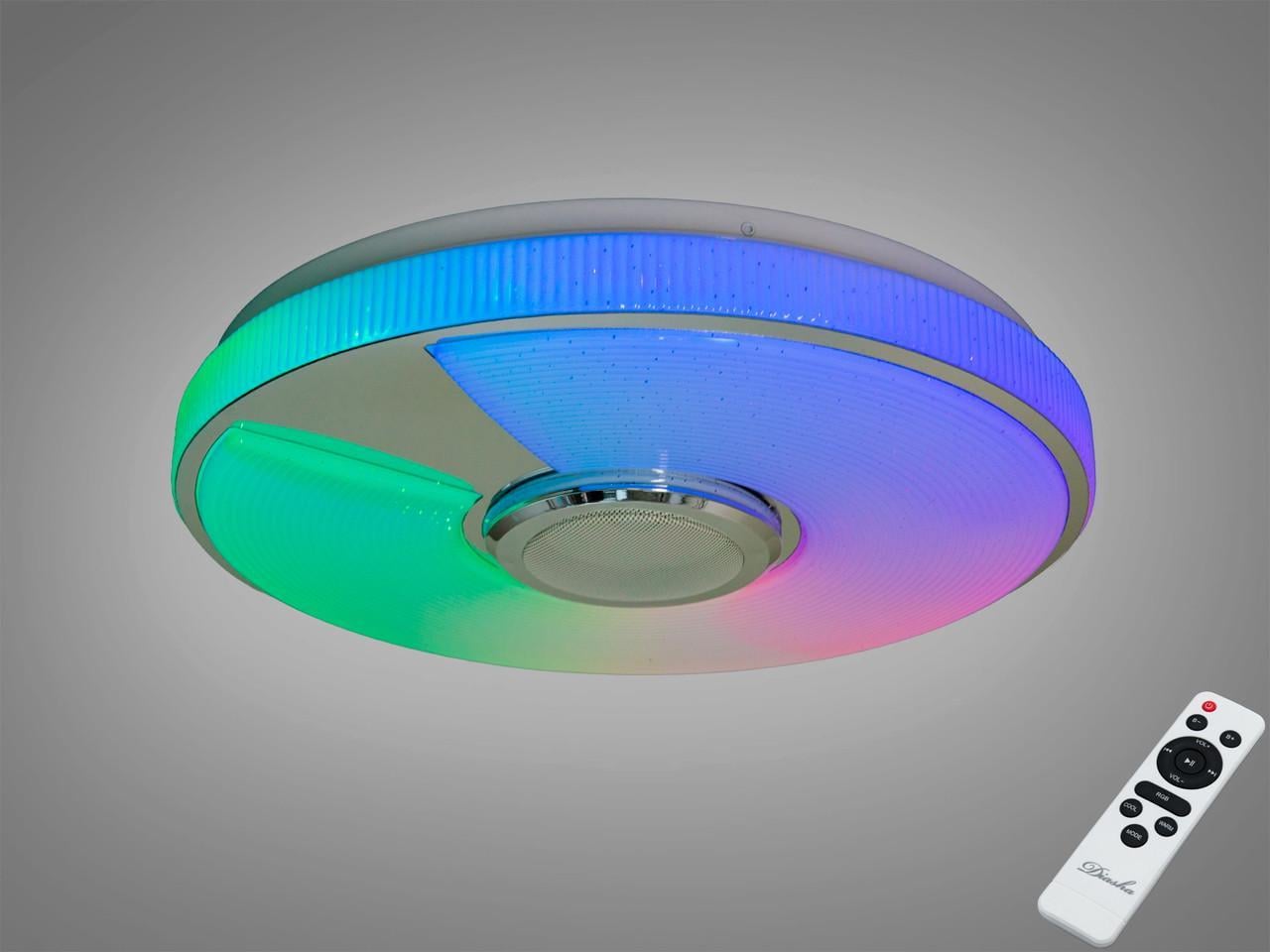 Люстра потолочная светодиодная TUYA 70Вт RGB Bluetooth Белый (2989250487)