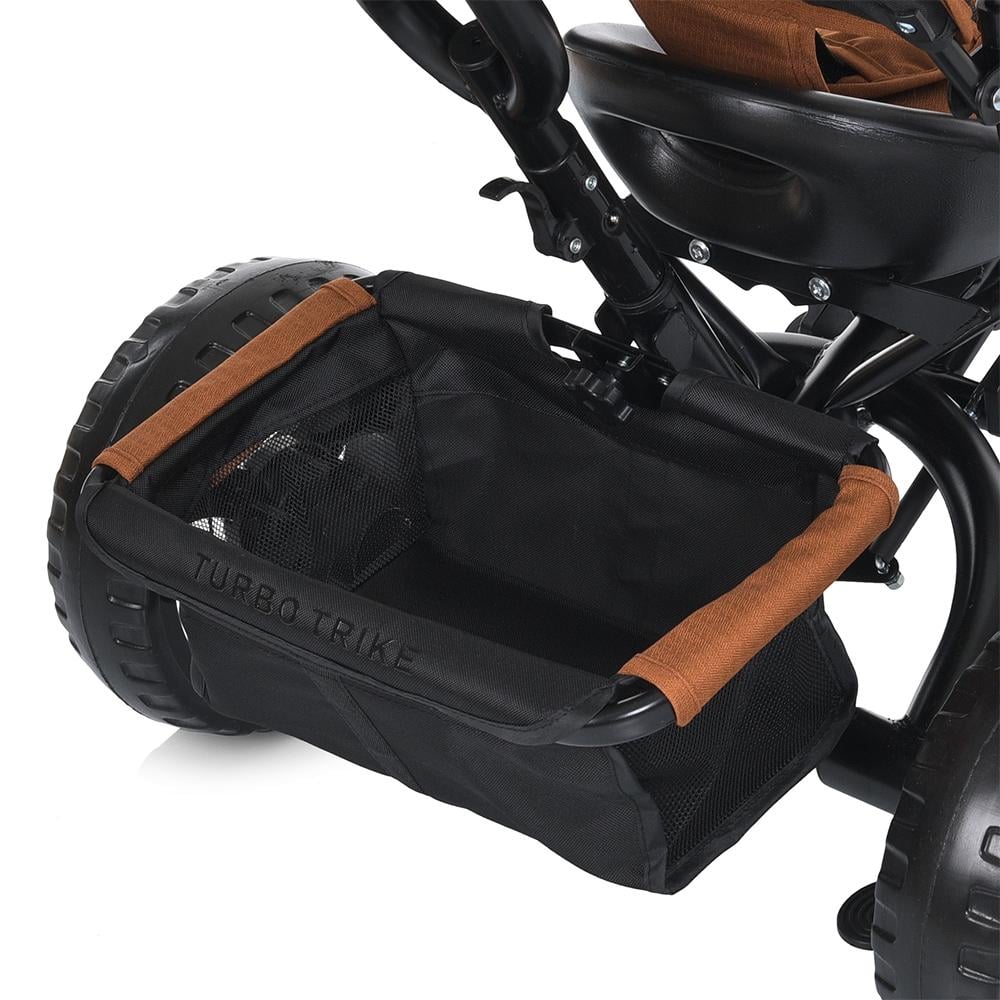 Велосипед трехколесный Turbo Trike MT 1005-11 с родительской ручкой Оранжевый - фото 5 Велосипед трехколесный Turbo Trike MT 1005-11 с родительской ручкой Оранжевый - фото 5