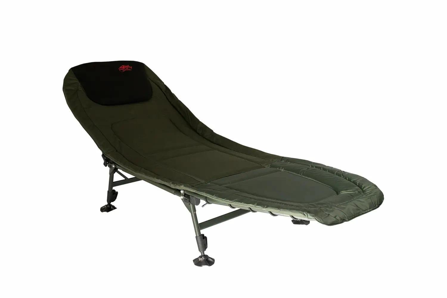 Розкладачка для кемпінгу Tramp Carp UTRF-029 150 кг 28–40х71х197 см Зелений (22790698)