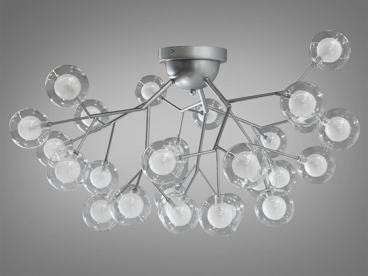 Люстра Светлячок EcoLed 27 ламп X887-27B SL Серебрянный Люстра Светлячок EcoLed 27 ламп X887-27B SL Серебрянный