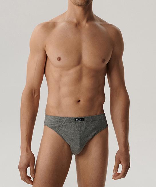 Трусы мужские спорт Atlantic Basic 3BMP-322 XXL 3 шт. Черный/Серый меланж/Темно-серый меланж (5903351395137) - фото 2 Трусы мужские спорт Atlantic Basic 3BMP-322 XXL 3 шт. Черный/Серый меланж/Темно-серый меланж (5903351395137) - фото 2