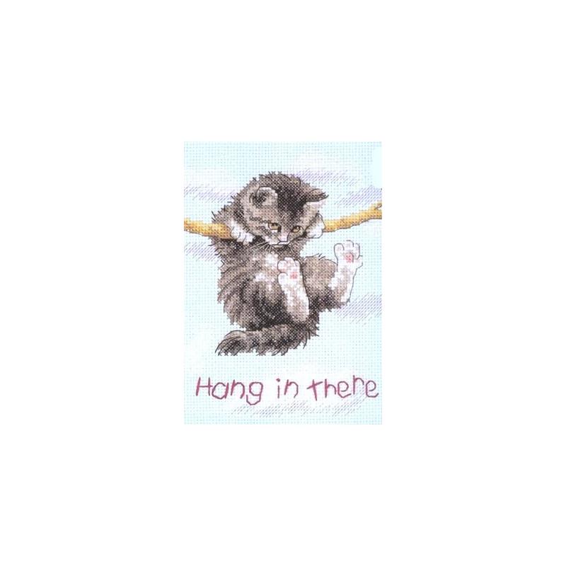 Набор для вышивания крестиком Dimensions 16734 Hang on Kitty (235)