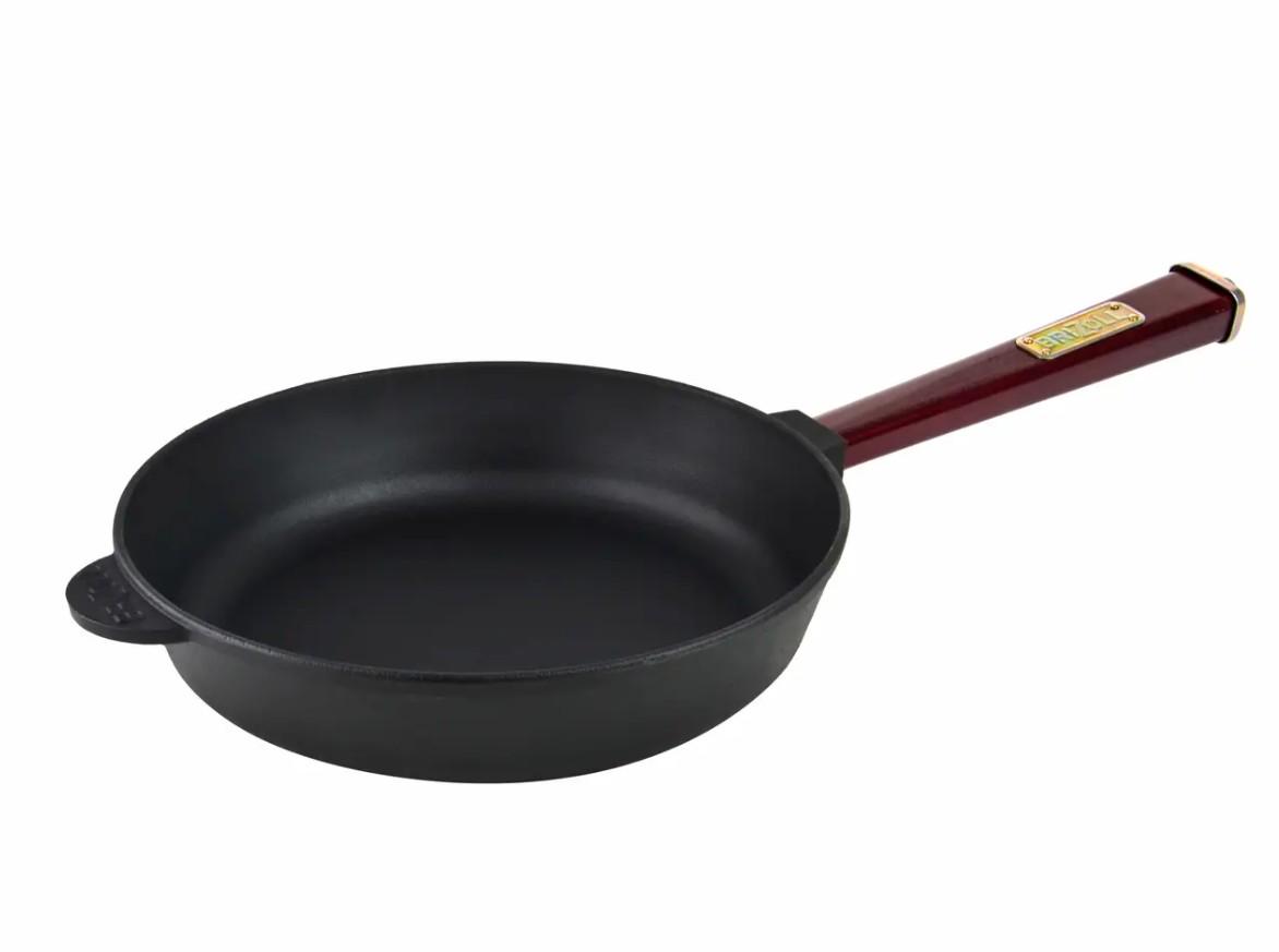 Сковорода Brizoll Optima чавунна 260x60 мм Bordo (O2660-P2)