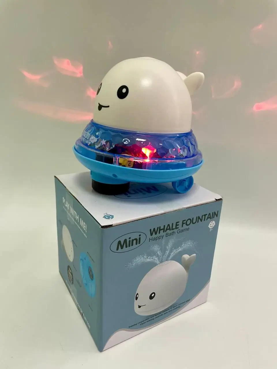 Игра для ванны 6688 BQ 72/2 Кит/фонтанчик катается/подсветка/2 цвета/в коробке - фото 2 Игра для ванны 6688 BQ 72/2 Кит/фонтанчик катается/подсветка/2 цвета/в коробке - фото 2