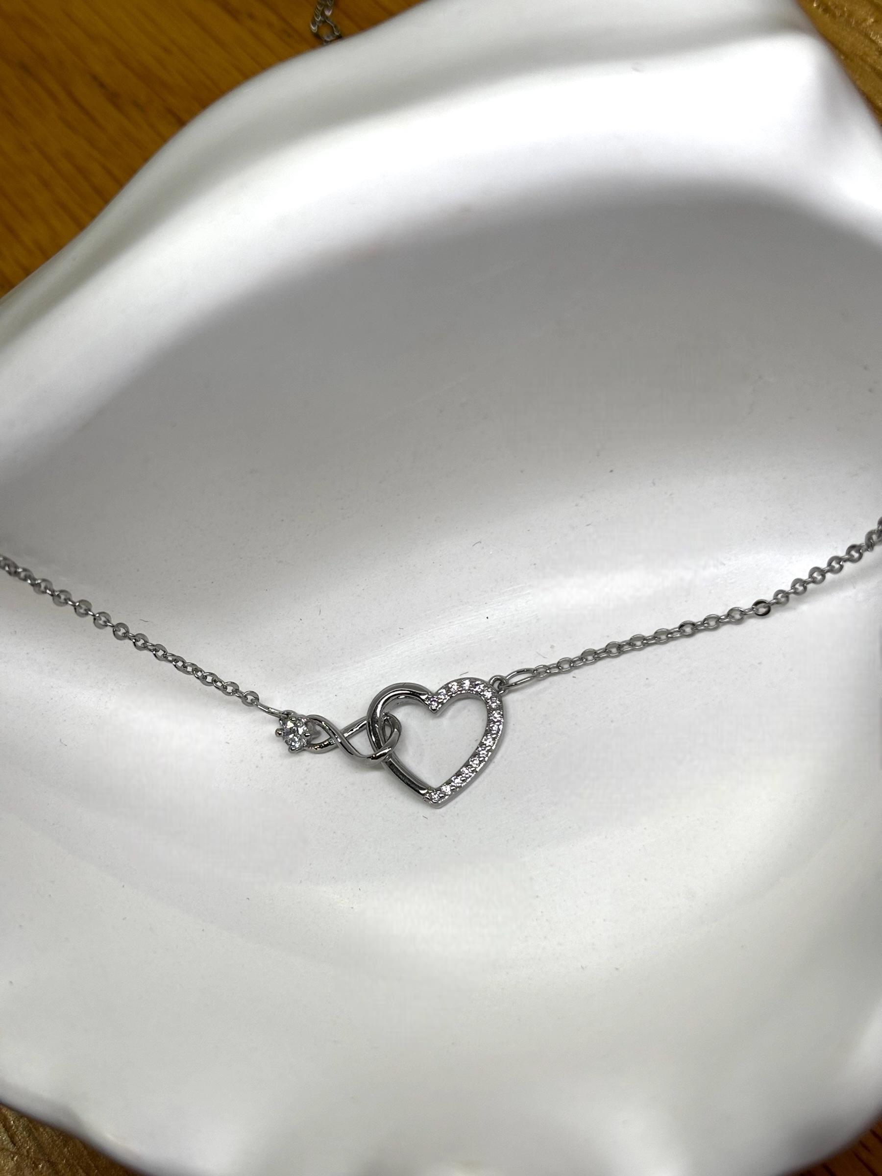 Колье Mirshine Heart/Infinity Silver (23345337)