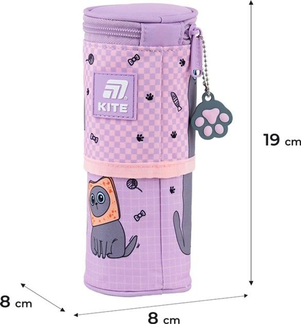 Пенал KITE Lazy Cats K25-684-3 - фото 4