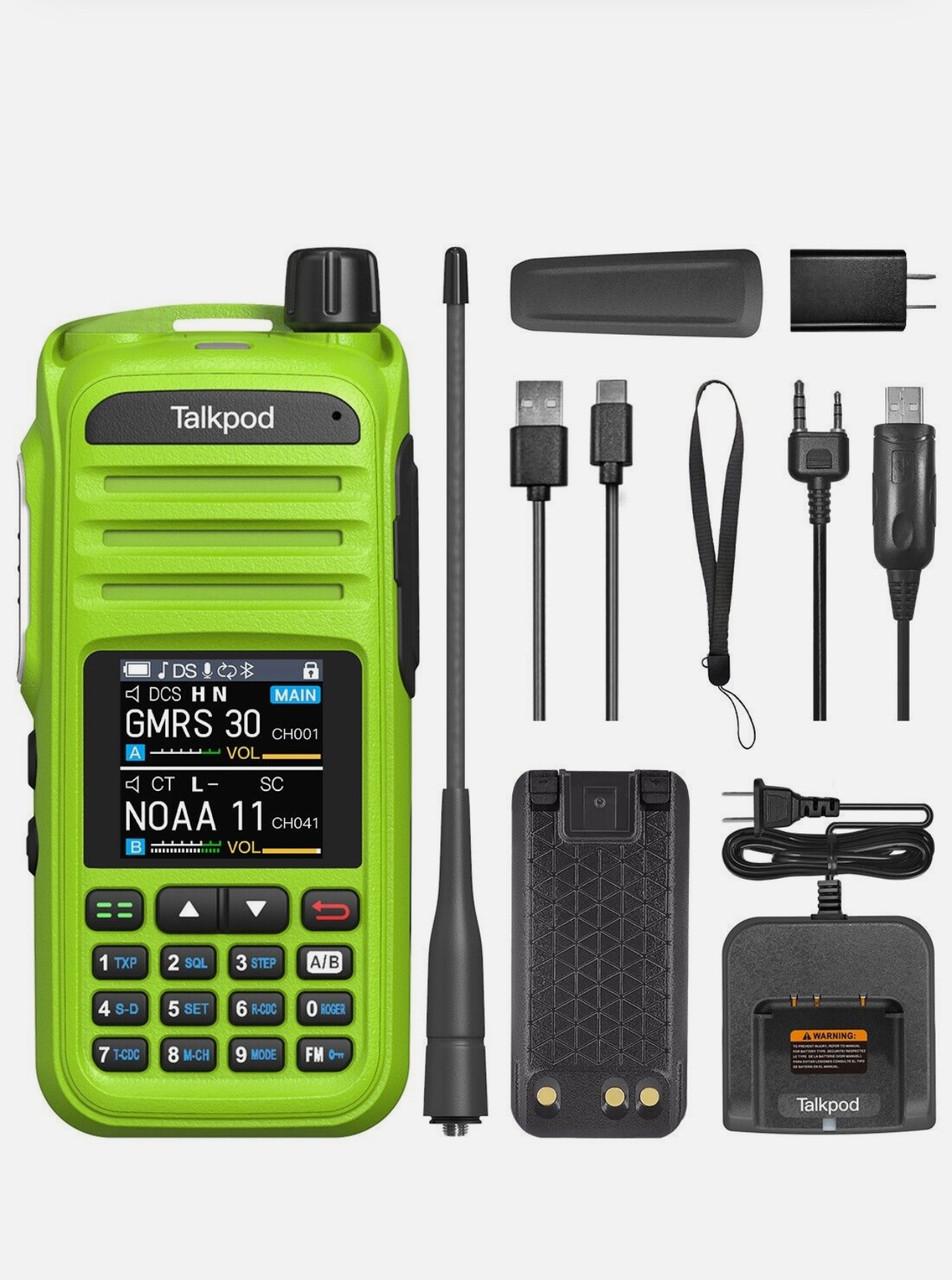 Рація Talkpod A36Plus GMRS/HAM VHF/UHF Airband AM/FM WFM - фото 8
