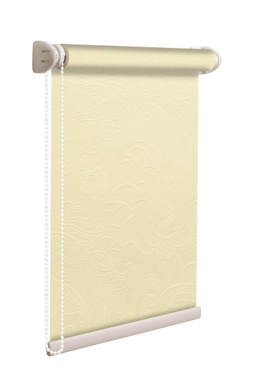 Рулонная штора NewTex Дели LUX 25х165 см Молочный (2236)