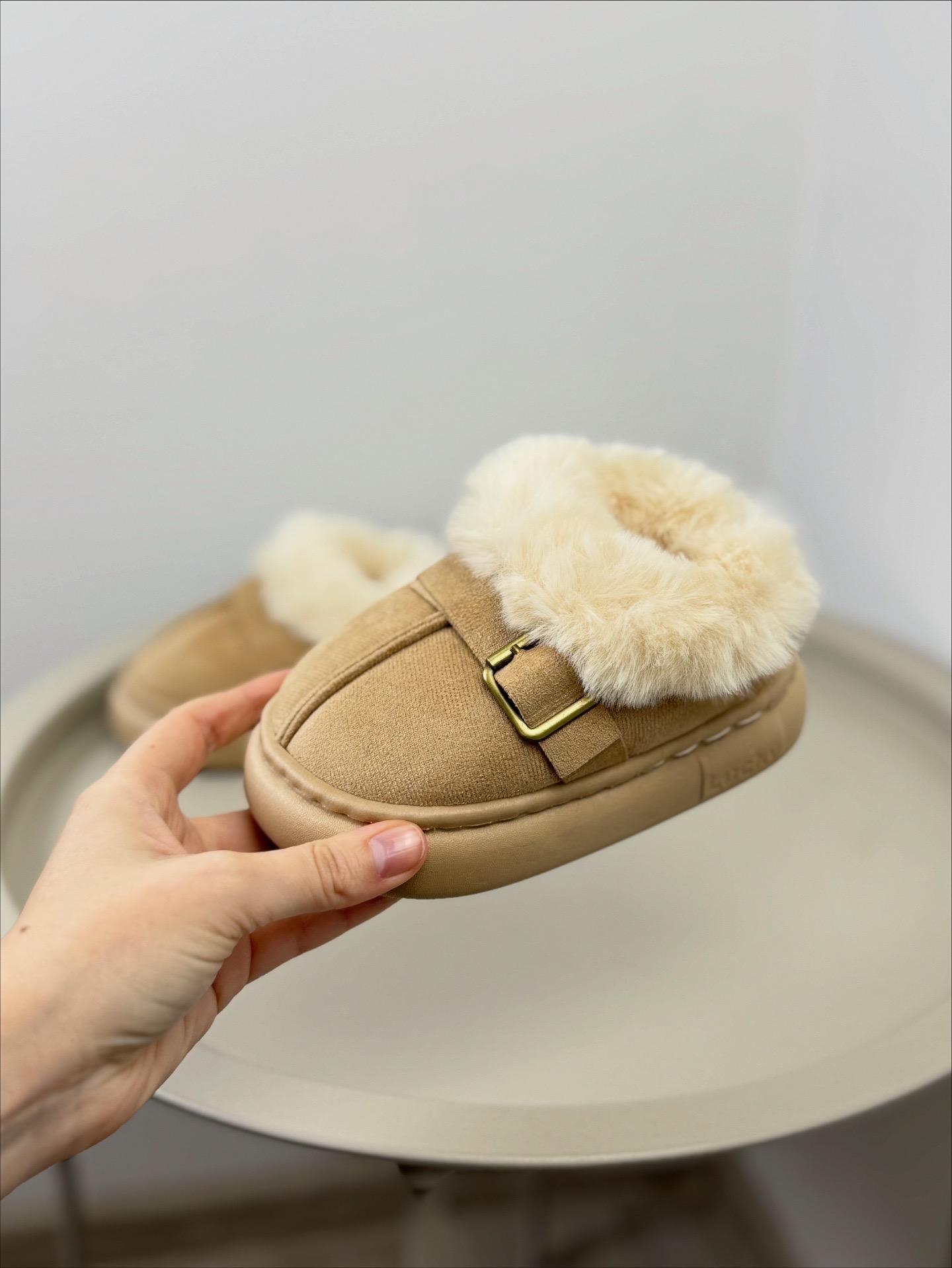 Угги детские зимние 1651 р. 26-27 Бежевый (30469433) - фото 7