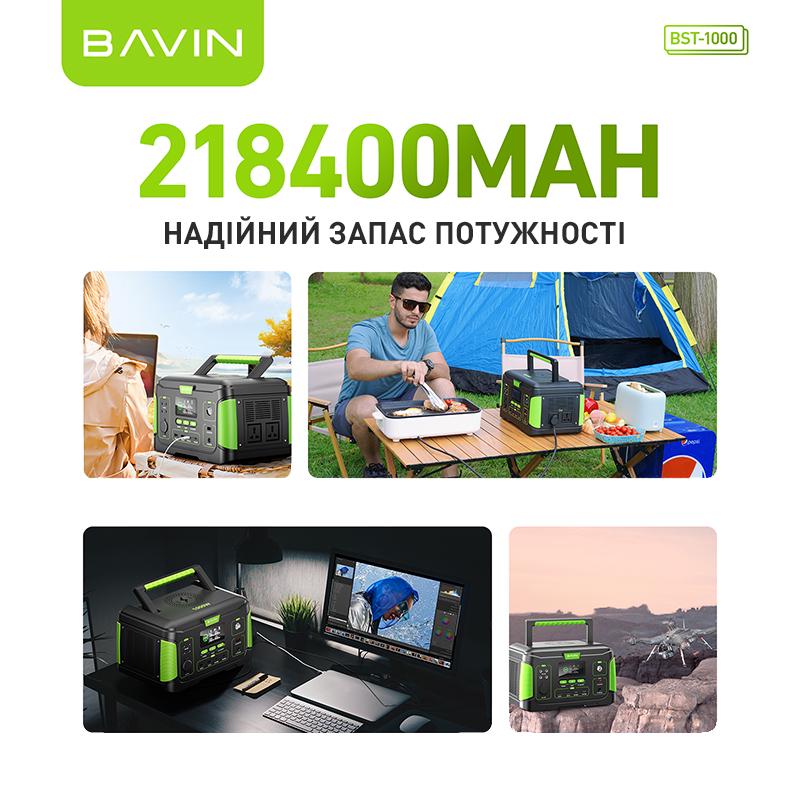 Зарядное устройство для BAVIN BST-1000 1000 Вт 808 Вт/ч Black/Green (BST-1000-BGR) - фото 4