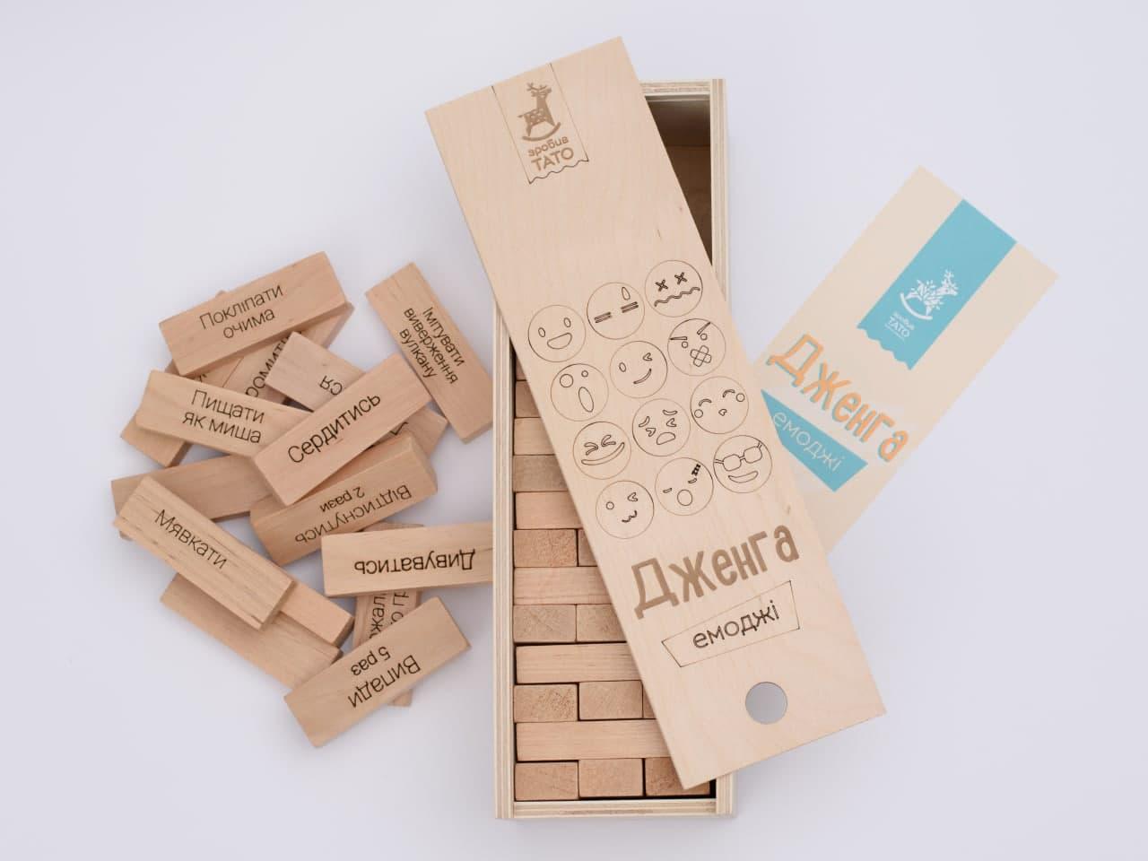 Гра Дженга емоджі Зробив Тато (RZ0022) - фото 5