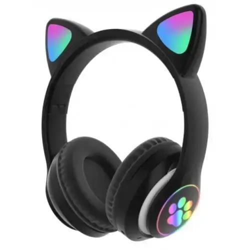 Навушники CAT з котячими вушками STN-28 Bluetooth Чорний (10618139)