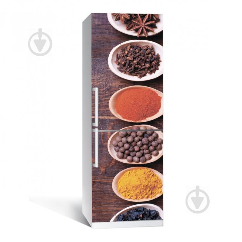 Наклейка на холодильник Zatarga Специи 650х2000 мм Коричневый (Z180063)