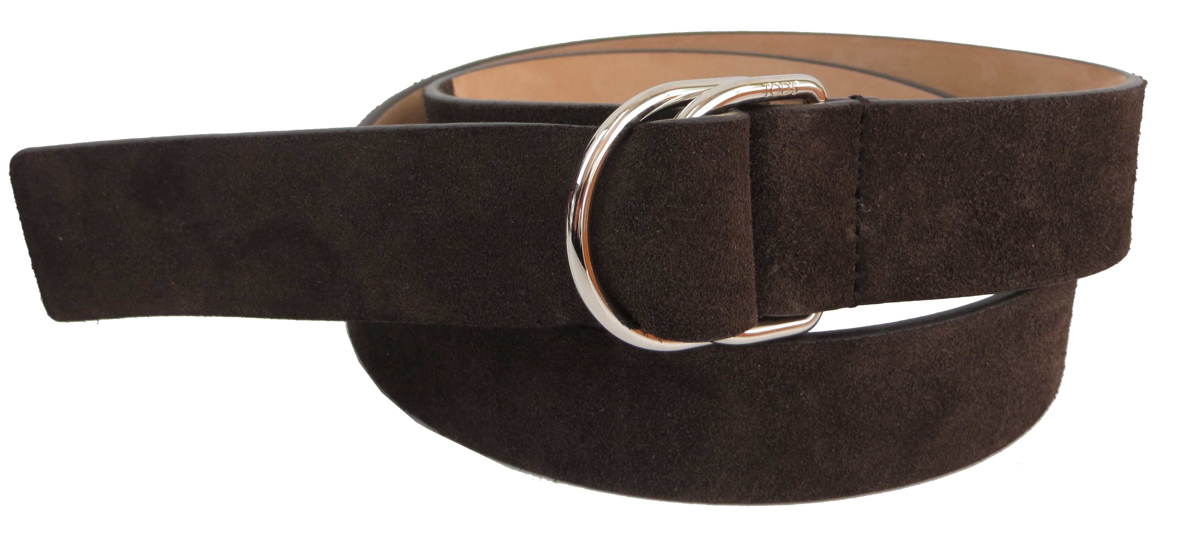 Ремінь жіночий Tods шкіряний Коричневий (S31C48)