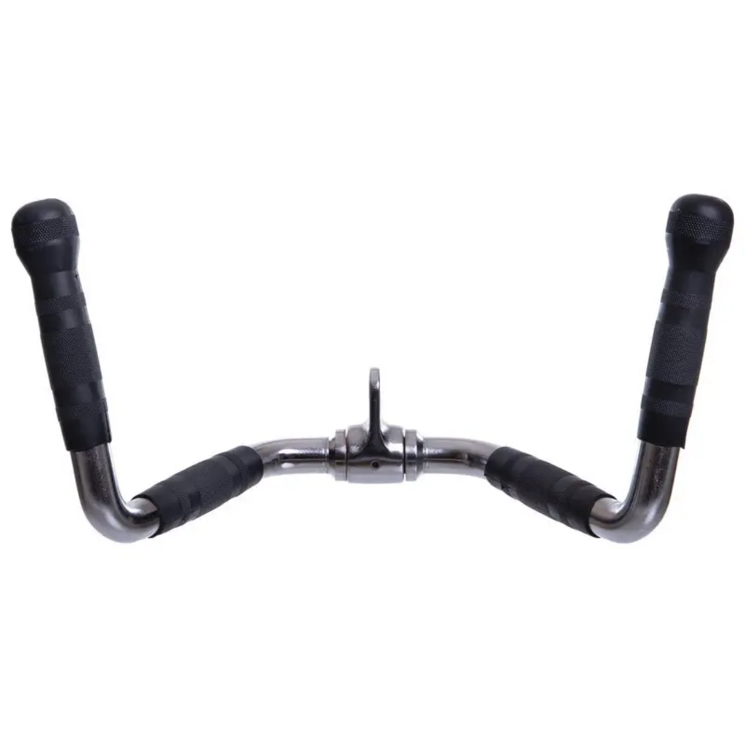 Ручка для тяги York Fitness многофункциональная с резиновыми рукоятками Хром (3759) - фото 3 Ручка для тяги York Fitness многофункциональная с резиновыми рукоятками Хром (3759) - фото 3