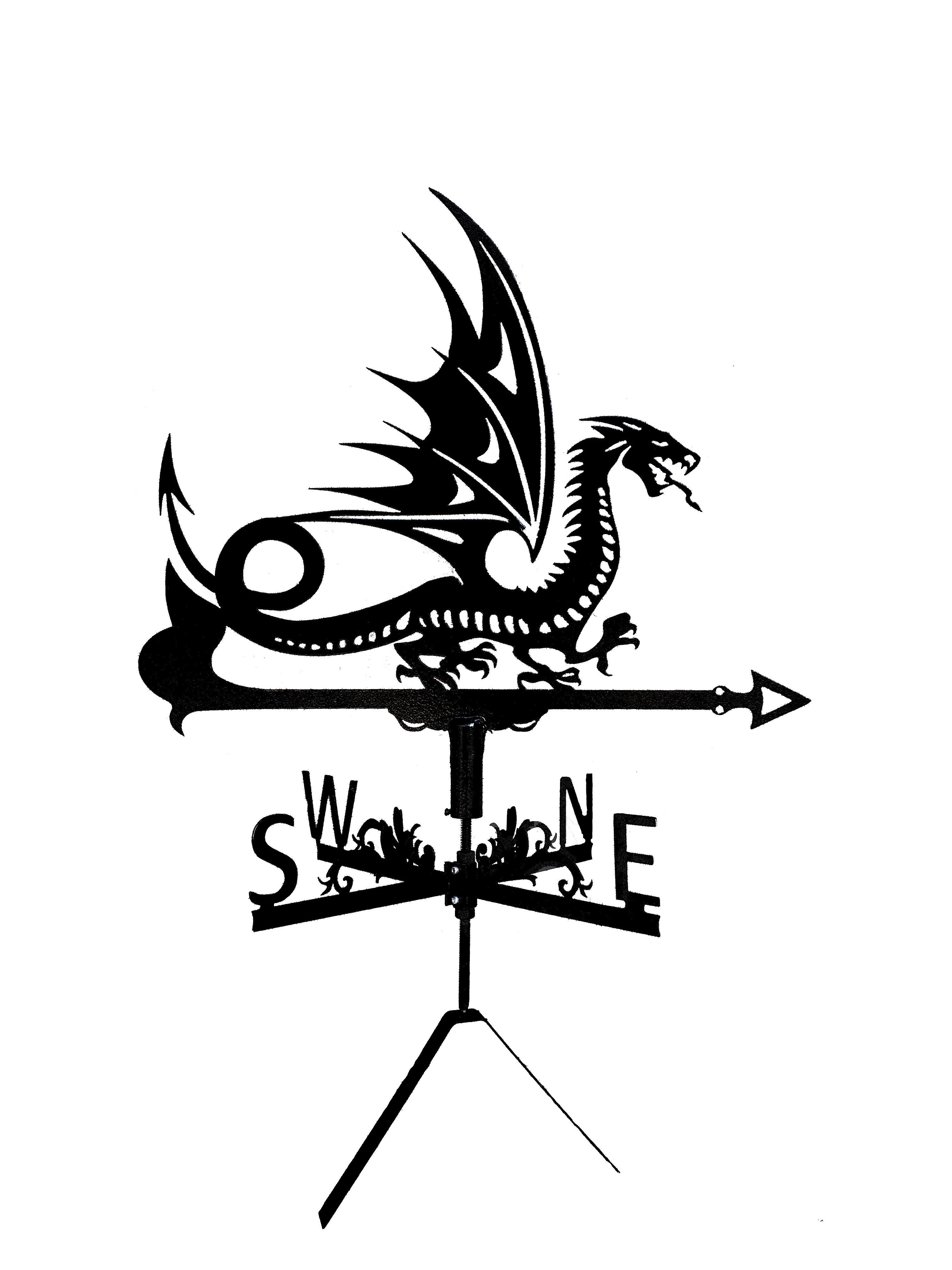 Флюгер на беседку/колодец Дракон №3 (27386708)