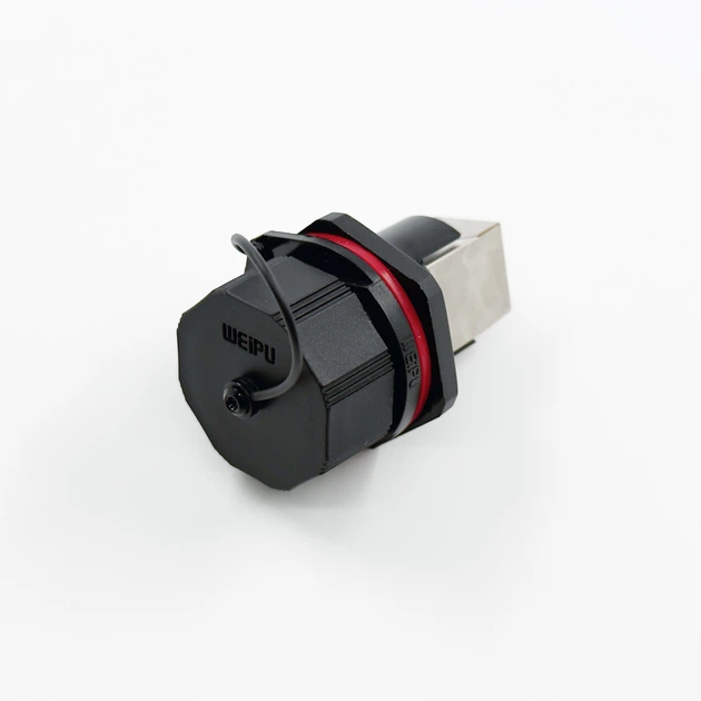 Коннектор Weipu RJ45F71 мама IP67 (RJ45F71)