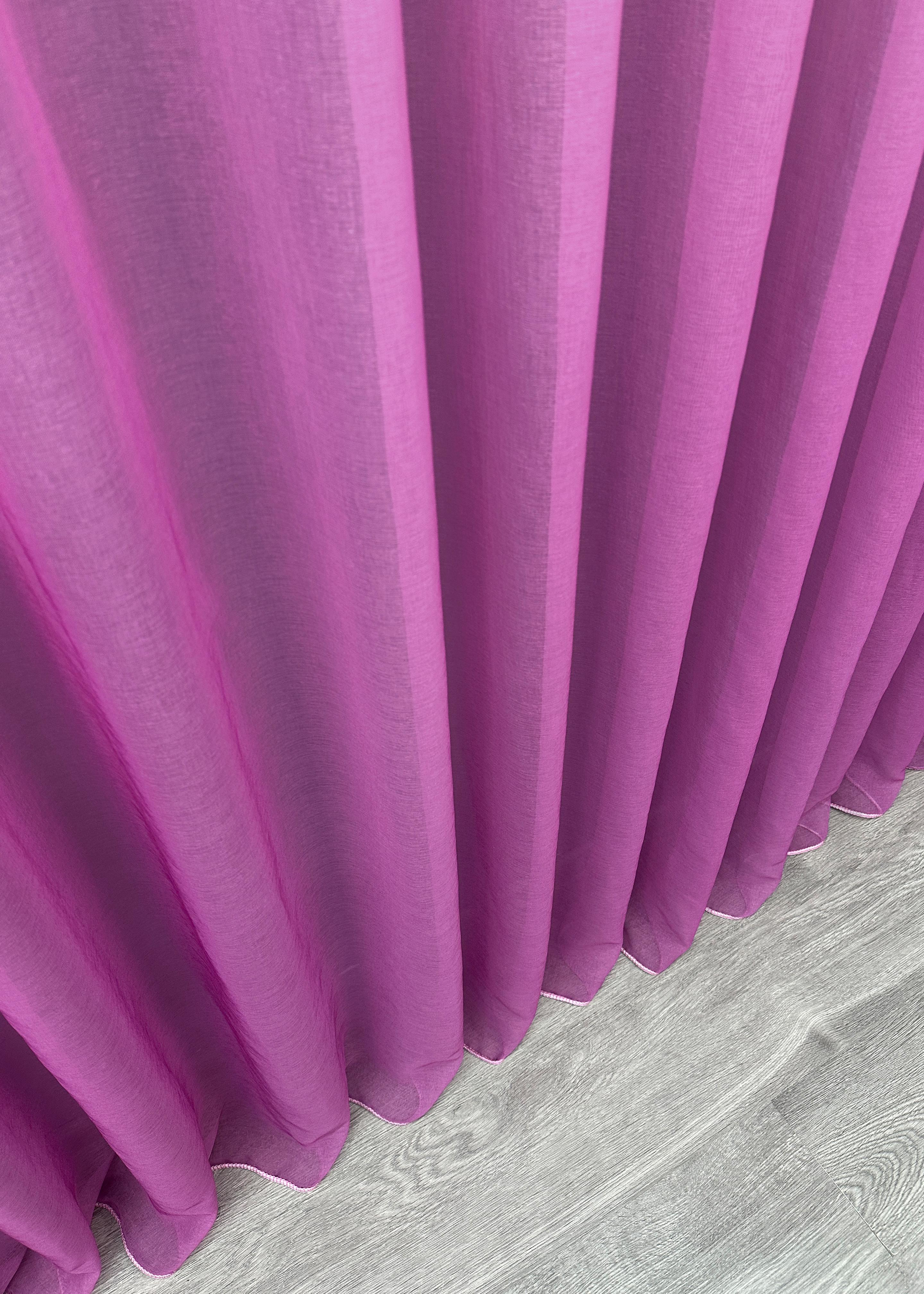 Тюль VR-Textil №504т Омбре Батист 300х250 см Темно-розовый/Белый (42-0509) - фото 7 Тюль VR-Textil №504т Омбре Батист 300х250 см Темно-розовый/Белый (42-0509) - фото 7