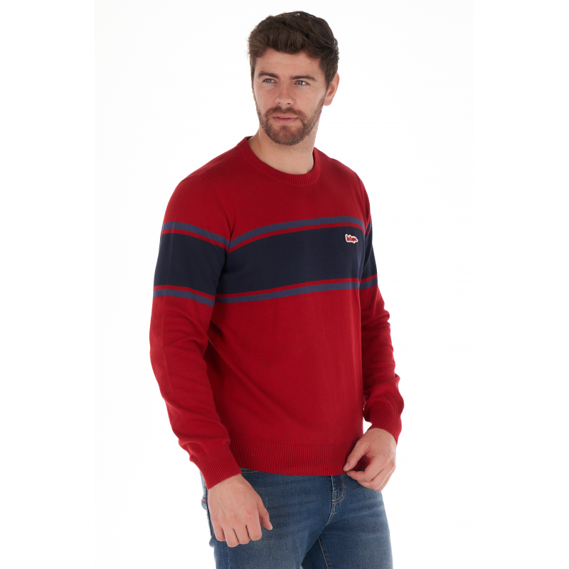 Светр чоловічий Lee cooper 10495521 L Червоний - фото 4 Светр чоловічий Lee cooper 10495521 L Червоний - фото 4