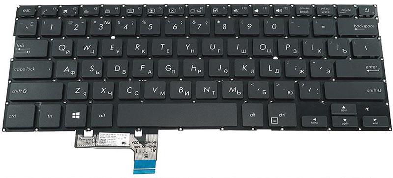 Клавиатура для ноутбука Asus UX331/UX331/U3100FAL/BX331FAL/UX331FAL/UX331FN матовая 0KNB0-2629RU00)