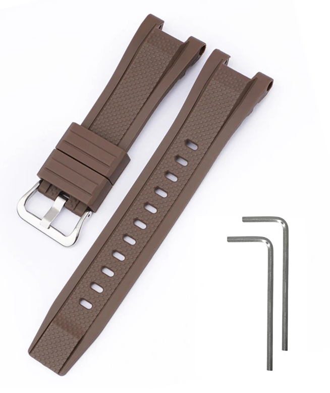 Ремінець для Casio G-Shock GST-W300 Brown SI (3836)