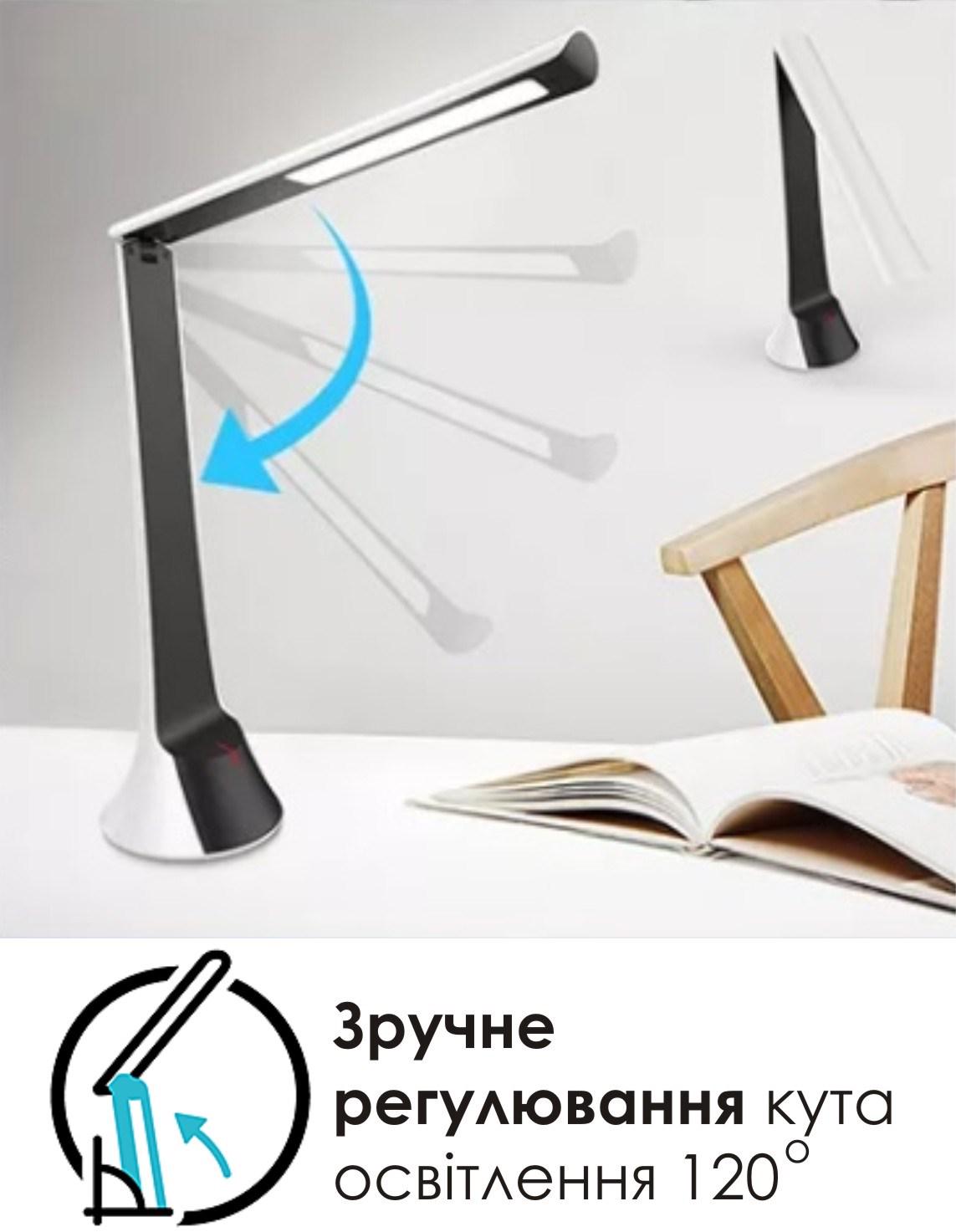 Настольная лампа аккумуляторная GTV Flower LED 4W 4000K 1800 mAh (LB-FLOW4W-06-DEC) - фото 2