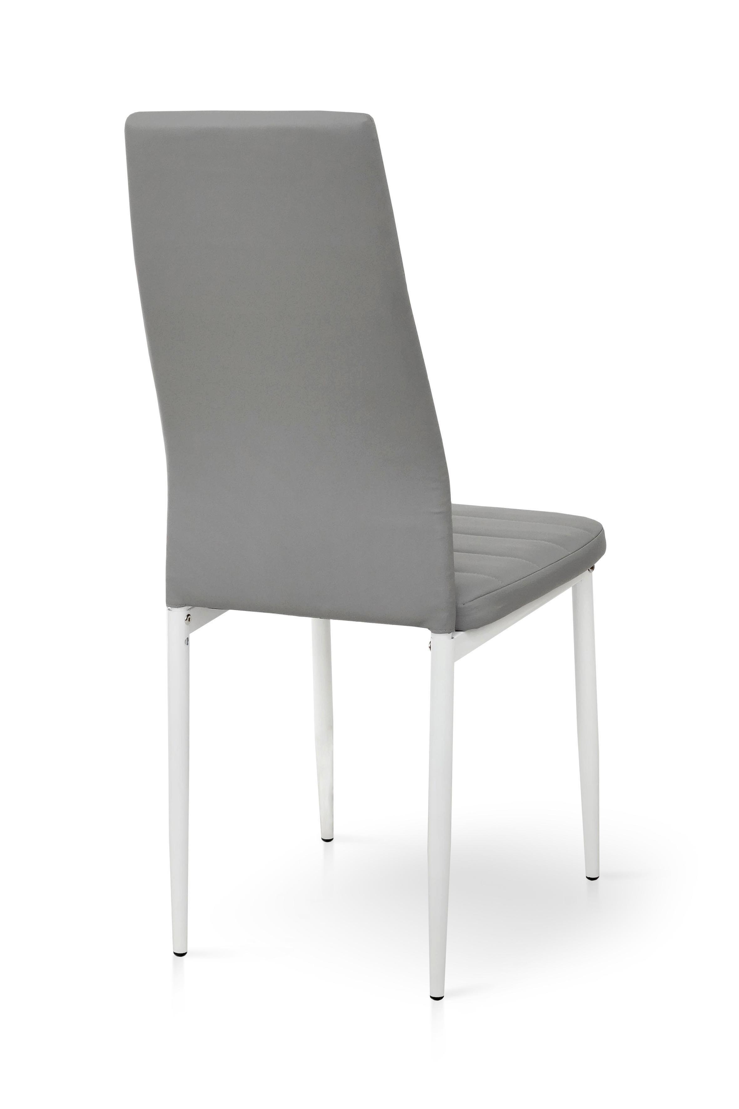 Стілець для кухні та вітальні ГРЕЙС Ріо 390х960х530 мм Білий/Сірий (GAА0052498) - фото 4