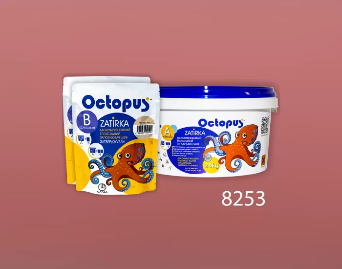 Затирка для плитки Octopus Zatirka 8253 эпоксидная 2,5 кг - фото 2