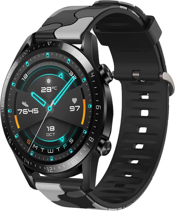 Ремешок Tactic Camouflage для Huawei Watch GT Black/Grey (32936-53)