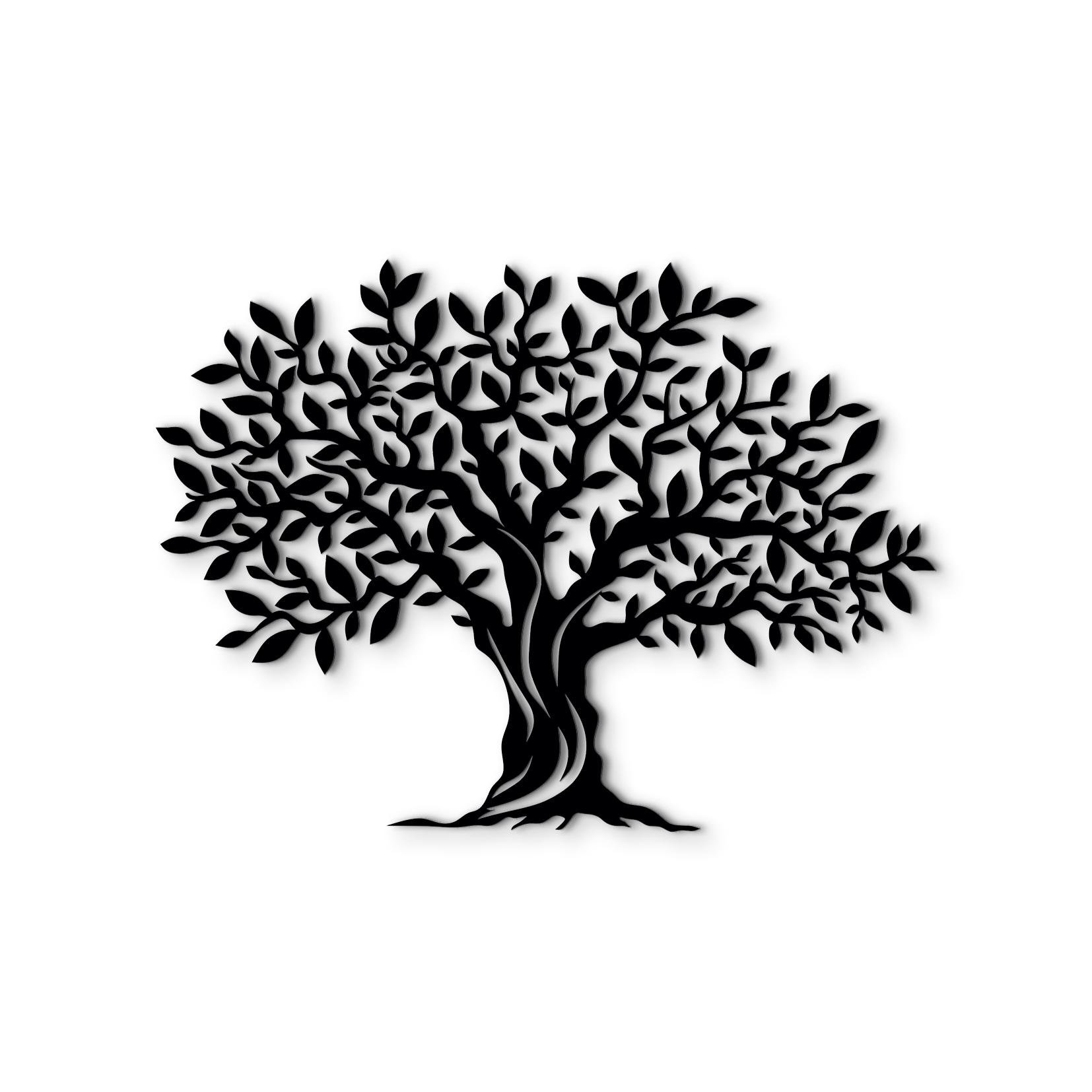 Декоративне панно з дерева Woodyard Дерево Життя 50x38 см Чорний матовий (0022sBlack20) Декоративне панно з дерева Woodyard Дерево Життя 50x38 см Чорний матовий (0022sBlack20)