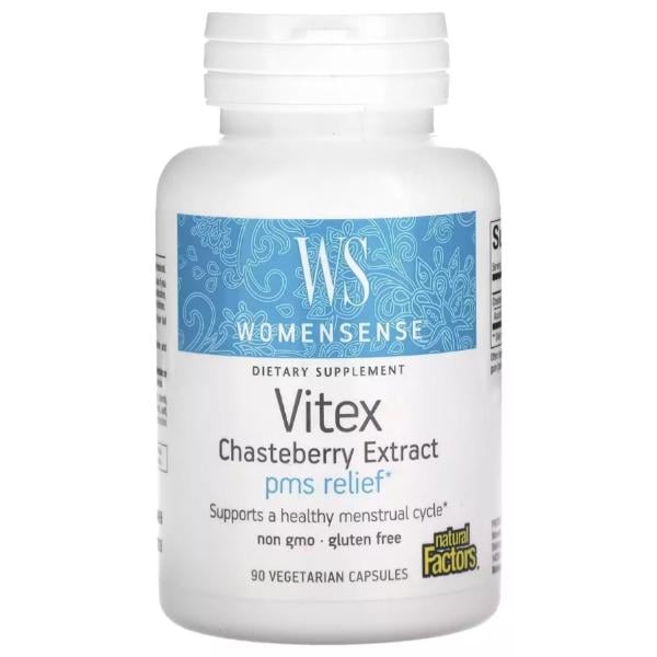 Натуральная добавка Natural Factors WomenSense Vitex Chasteberry Extract 90 veg. сапс. (000022127) Натуральная добавка Natural Factors WomenSense Vitex Chasteberry Extract 90 veg. сапс. (000022127)